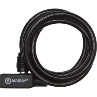 AUVRAY - Antivol Vélo Spirale ø8mm - Longueur 150 cm Avec Support