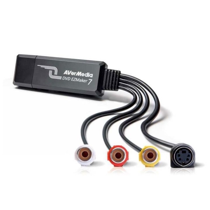 AVERMEDIA DVD EZMAKER 7 C039BH Boîtier d'acquisition Vidéo SD pour n