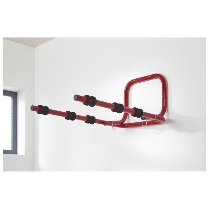 MOTTEZ Support 3 vélos ou multi-usage murable et rabattable