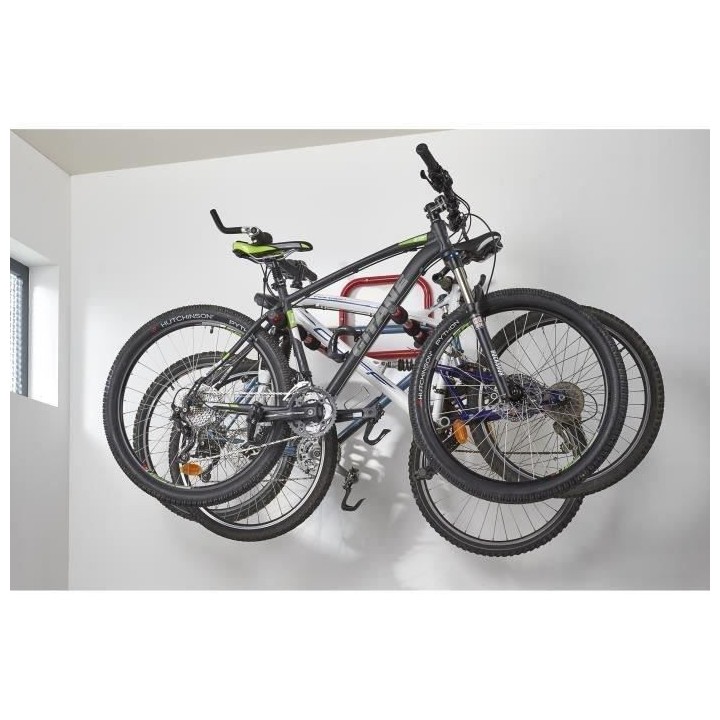 MOTTEZ Support 3 vélos ou multi-usage murable et rabattable
