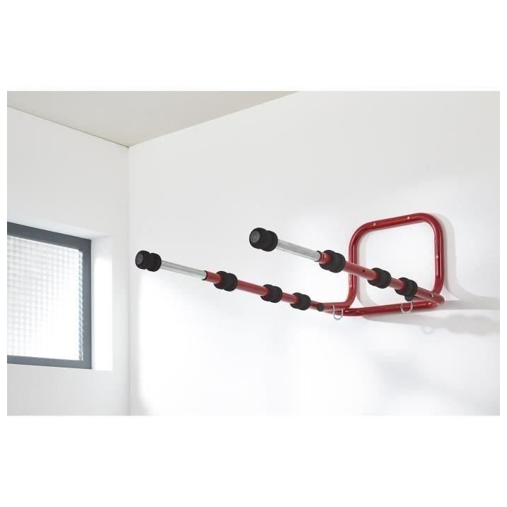 MOTTEZ Support 4 vélos ou multi-usage mural et télescopiques