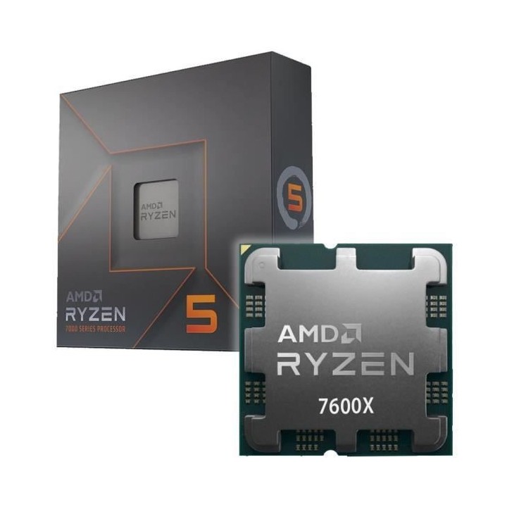 Processeur - AMD - Ryzen 5 7600X - Socket AM5 - 4,5Ghz