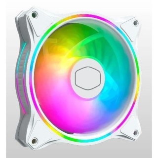 COOLER MASTER MasterFan MF120 Halo Blanc ARGB- Ventilateur de boitier