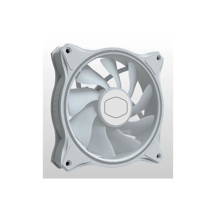 COOLER MASTER MasterFan MF120 Halo Blanc ARGB- Ventilateur de boitier