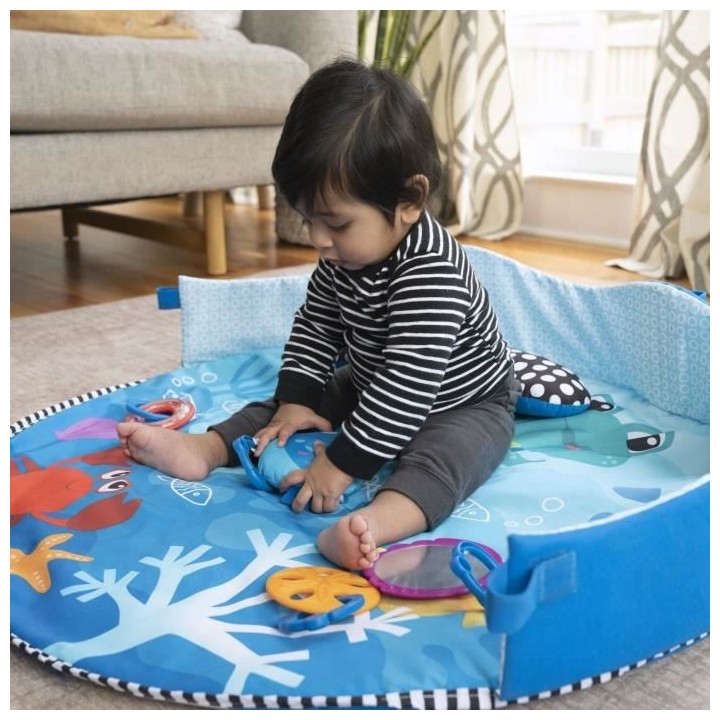 BABY EINSTEIN Tapis d'éveil Neptune Under the Sea Lights & Sounds™