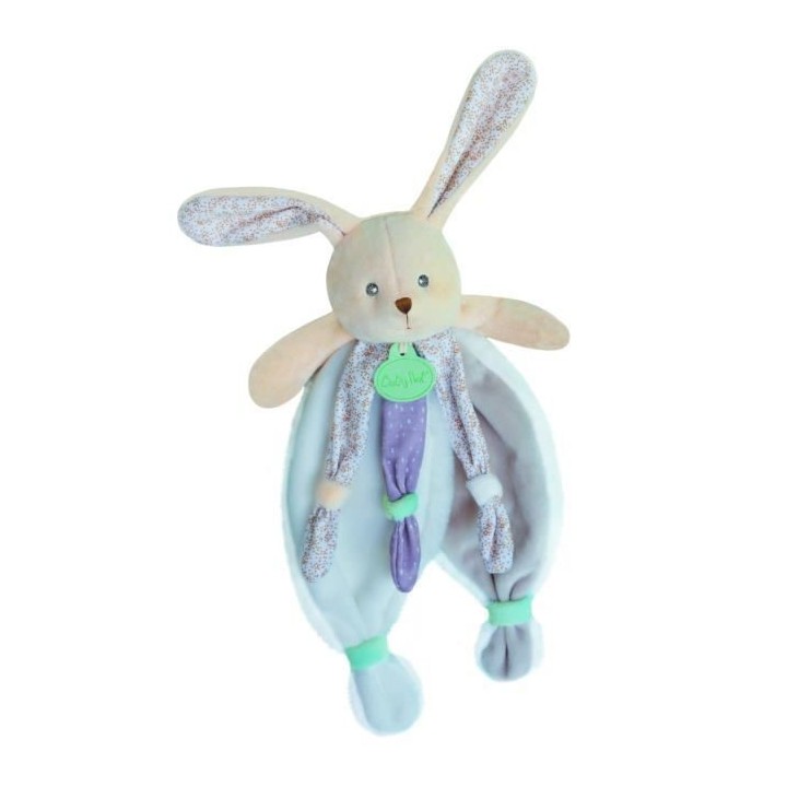 BABY NAT' Poupi et poussieres d'étoiles - Doudou lapin POUPI nature 2