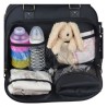 Baby on board - sac a langer - simply rock spirit sac a langer 2 grands compartiments - porte biberon tapis a langer - attaches