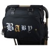 Baby on board - sac a langer - simply rock spirit sac a langer 2 grands compartiments - porte biberon tapis a langer - attaches