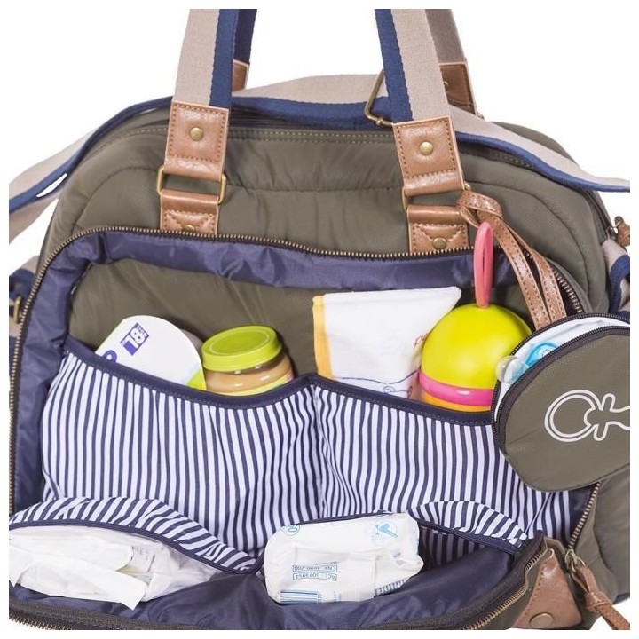 BABY ON BOARD Sac a langer EASY LIFE kaki