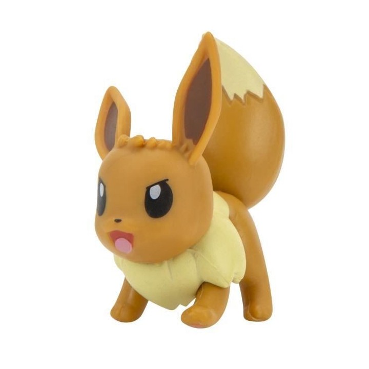 8 Figurines Battle Pokémon BANDAI Pikachu, Evoli, Moumouton, Farfuret