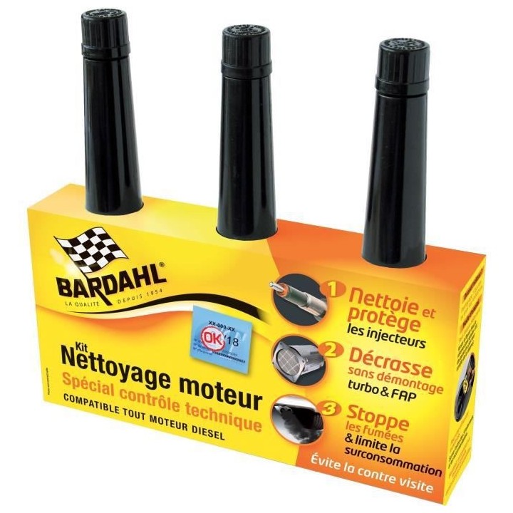 BARDAHL Kit Nettoyage contrôle technique Diesel