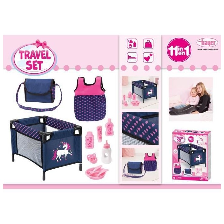 Set d'accessoires pour poupées BAYER DESIGN - 11 en 1