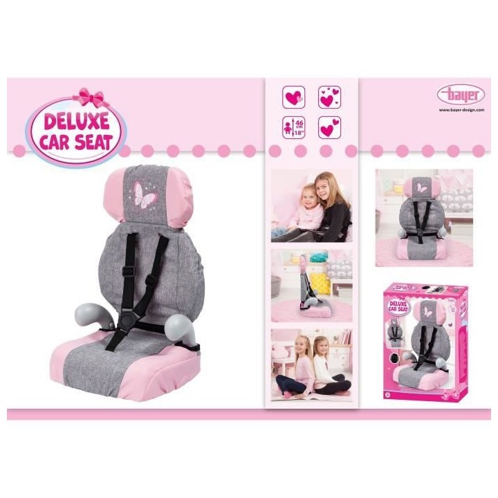 Siege auto Deluxe pour poupées BAYER DESIGN
