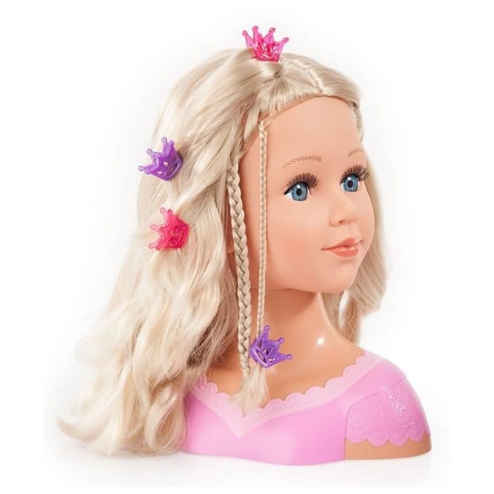 BAYER DESIGN - Tete a coiffer Charlene Super Model blonde avec maquill