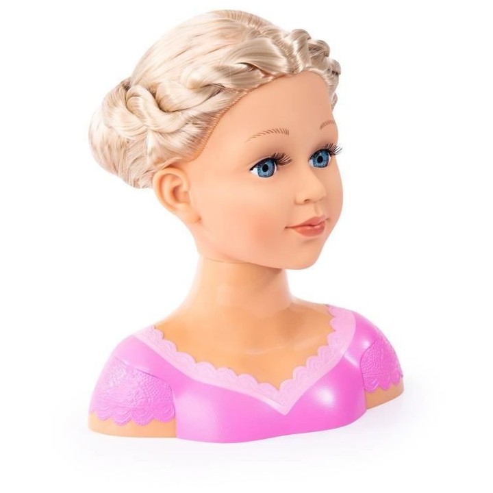 BAYER DESIGN - Tete a coiffer Charlene Super Model blonde avec maquill