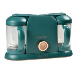 BEABA, Babycook Duo, Robot Bébé 4 en 1 Mixeur-cuiseur, Contenance XXL 2200 ml - Pine Green