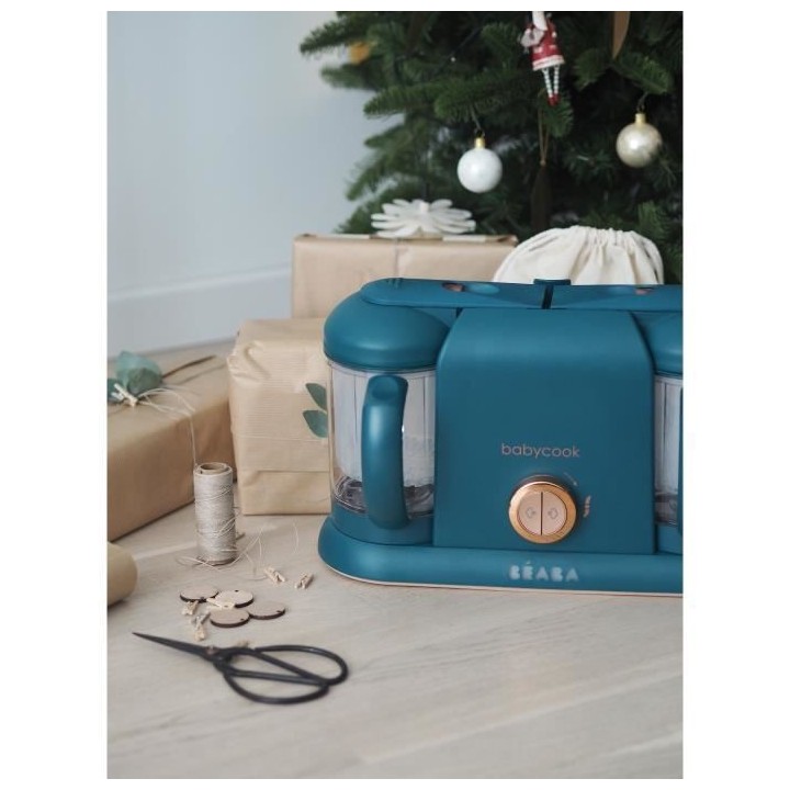 BEABA, Babycook Duo, Robot Bébé 4 en 1 Mixeur-cuiseur, Contenance XX