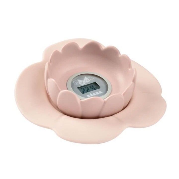 BÉABA Thermometre de bain Lotus, Old Pink