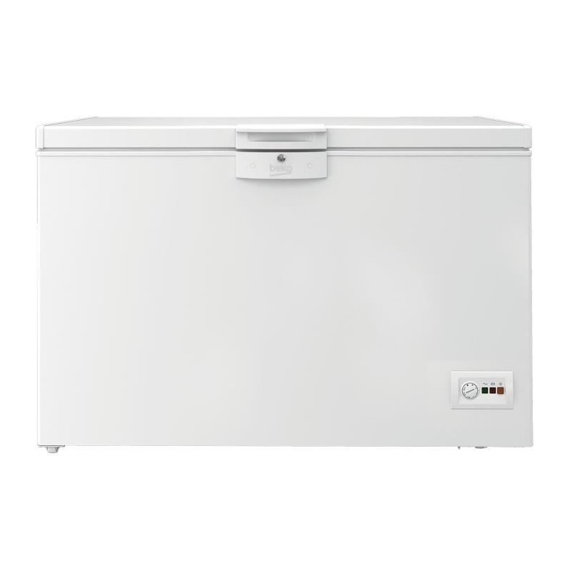 BEKO - HSA40530N - Congélateur coffre - 360 L - MinFrost - Technologie Freezer Guard 15° Blanc