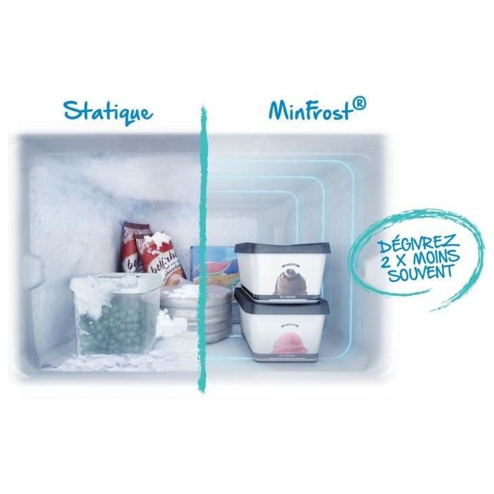 BEKO - HSA40530N - Congélateur coffre - 360 L - MinFrost - Technologi