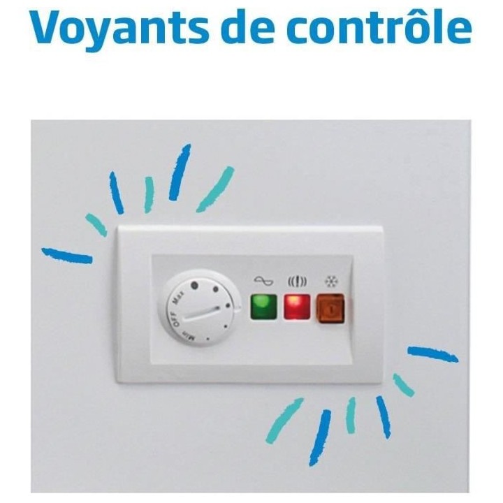 BEKO - HSA40530N - Congélateur coffre - 360 L - MinFrost - Technologi