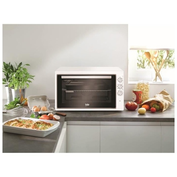 Four Posable multifonction - Chaleur brassée - BEKO - BMF50W - Blanc