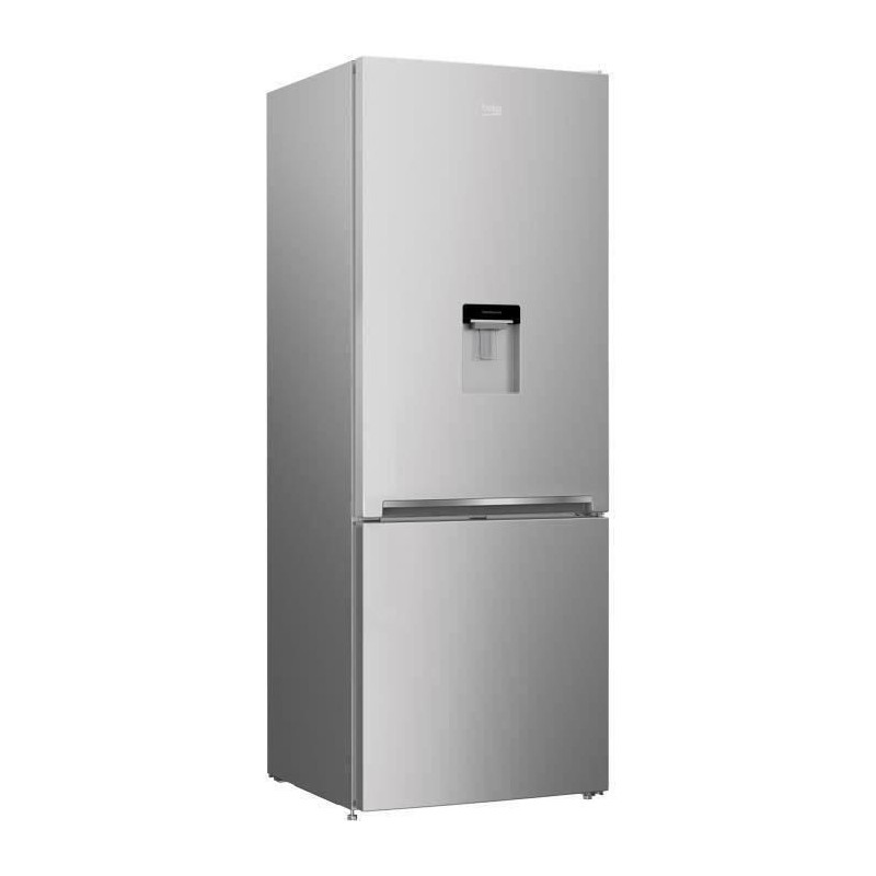 BEKO RCNE560K40DSN Réfrigérateur congélateur bas - 497 L (352+145) - Froid ventilé - NeoFrost - Gris acier