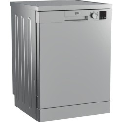 Lave-vaisselle pose libre BEKO LVV4729S - 14 couverts - L60cm - 47dB - Cuve inox -Silver