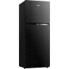 BEKO RDNT401I30WBN - Réfrigérateur double porte pose libre 375L (277+98L) - Froid ventilé - L66x H172cm - Noir ébene