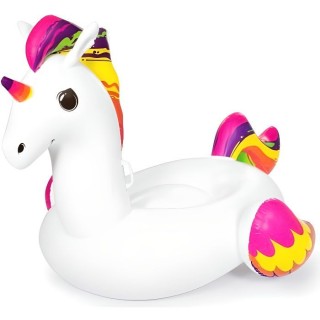 BESTWAY Bouée XXL chevauchable Licorne 224 x 164 cm