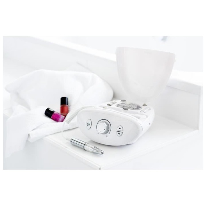 BEURER MP 100 - Station de manucure pédicure, 10 embouts pour un rés