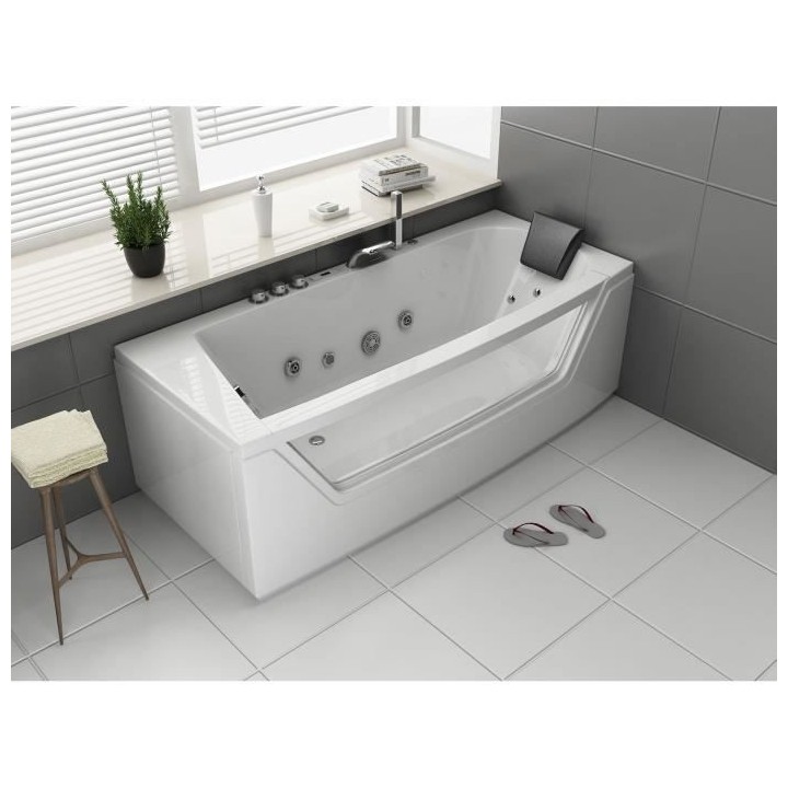 Baignoire BALNEO 185x90x68cm version pack Luxe
