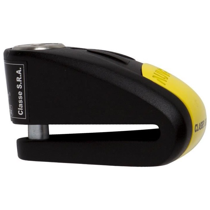 AUVRAY - Bloque disque - Diametre 14 - Avec alarme - Classe SRA - Jaun