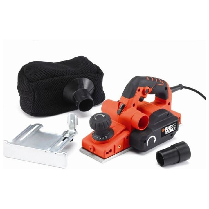 Rabot filaire 750W BLACK+DECKER - Vitesse 12 positions (Livré en coff