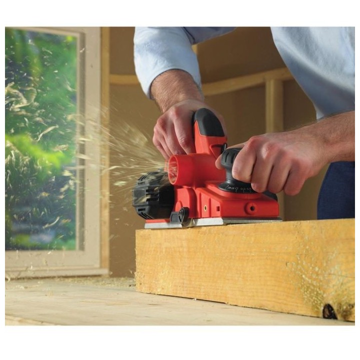 Rabot filaire 750W BLACK+DECKER - Vitesse 12 positions (Livré en coff