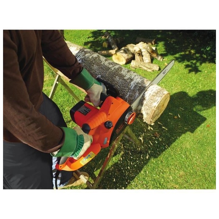 Tronçonneuse électrique BLACK+DECKER - CS2040 - 2000W - 40 cm