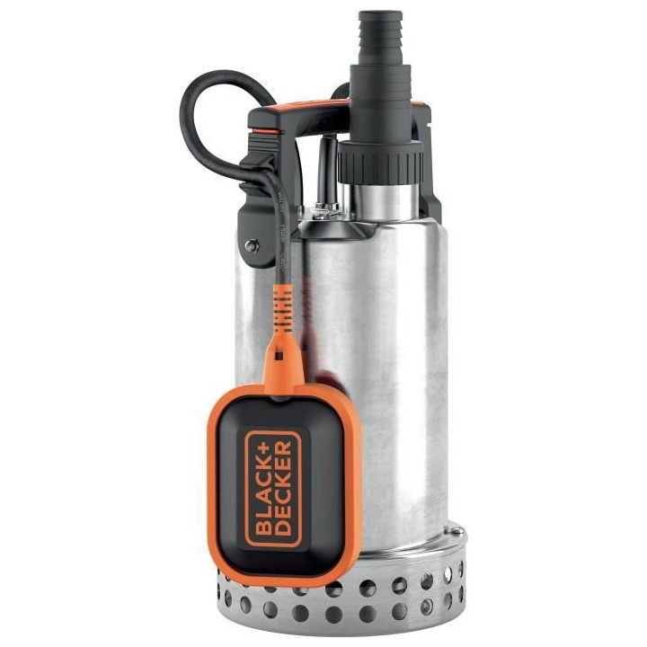 BLACK + DECKER - Pompe vide cave pour eau claire 750 W avec interrupte