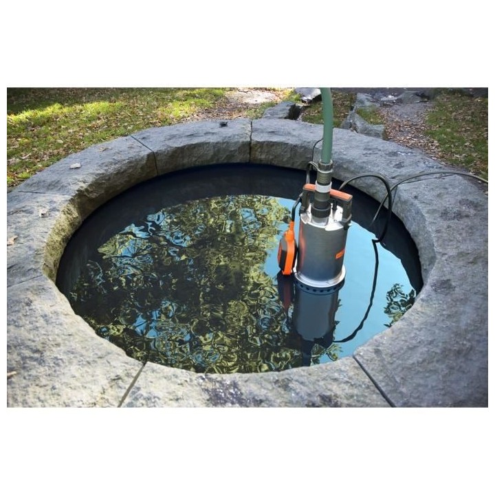 BLACK + DECKER - Pompe vide cave pour eau claire 750 W avec interrupte