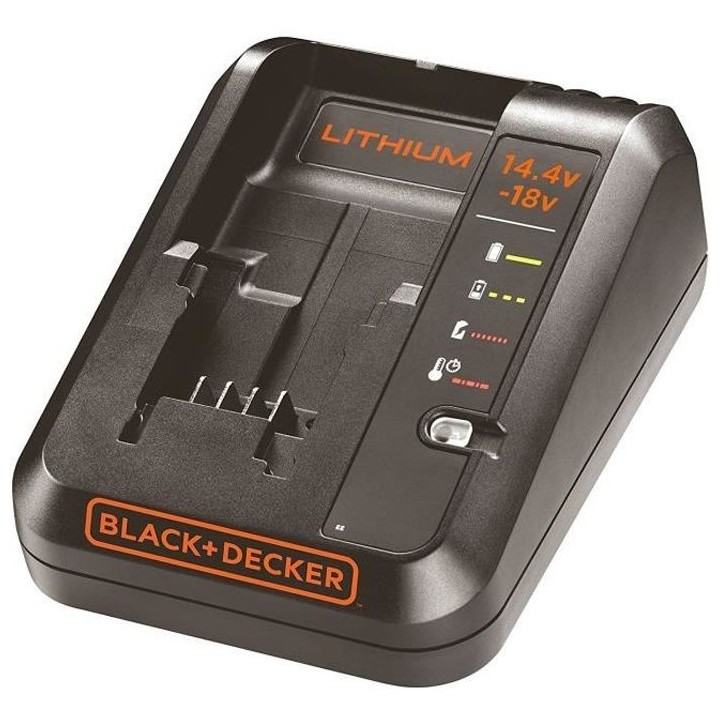 Chargeur 1,0 Ah pour batteries 14,4V a 18V BLACK+DECKER - BDC1A-QW
