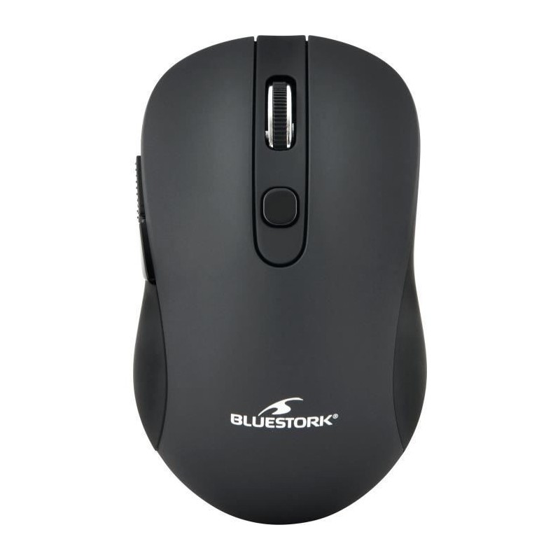 BLUESTORK Gaming Souris Sans fil - 2,4 Ghz - 6 boutons - Noire