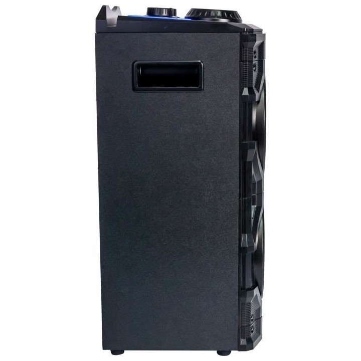 BOOST - Enceinte POWERSOUND300CD-SB - 2 voies a Led - Lecteur CD, USB,