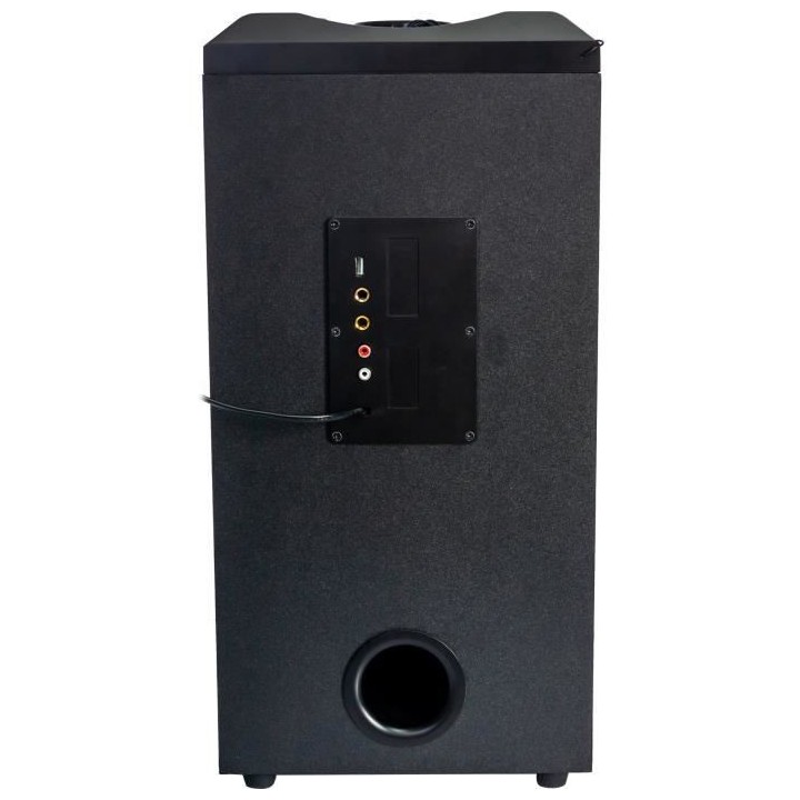 BOOST - Enceinte POWERSOUND300CD-SB - 2 voies a Led - Lecteur CD, USB,