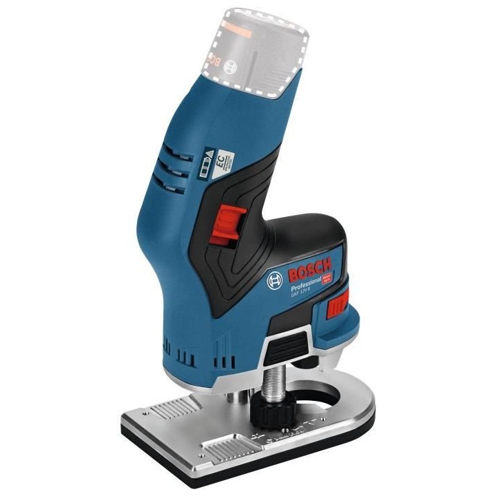 Affleureuse sans fil BOSCH PROFESSIONAL - GKF 12V-8 solo