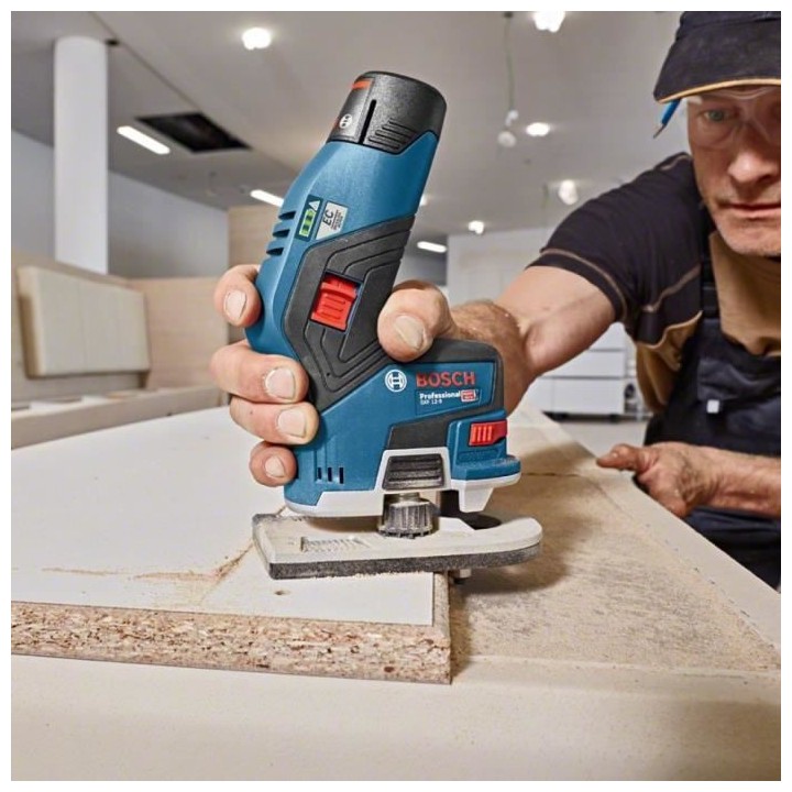 Affleureuse sans fil BOSCH PROFESSIONAL - GKF 12V-8 solo