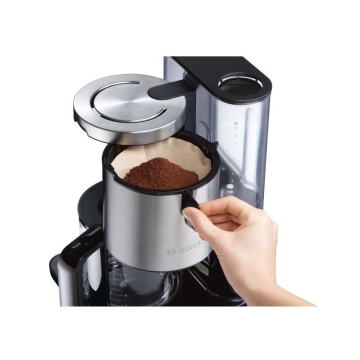 BOSCH TKA8633 Cafetiere filtre programmable Styline - Noir