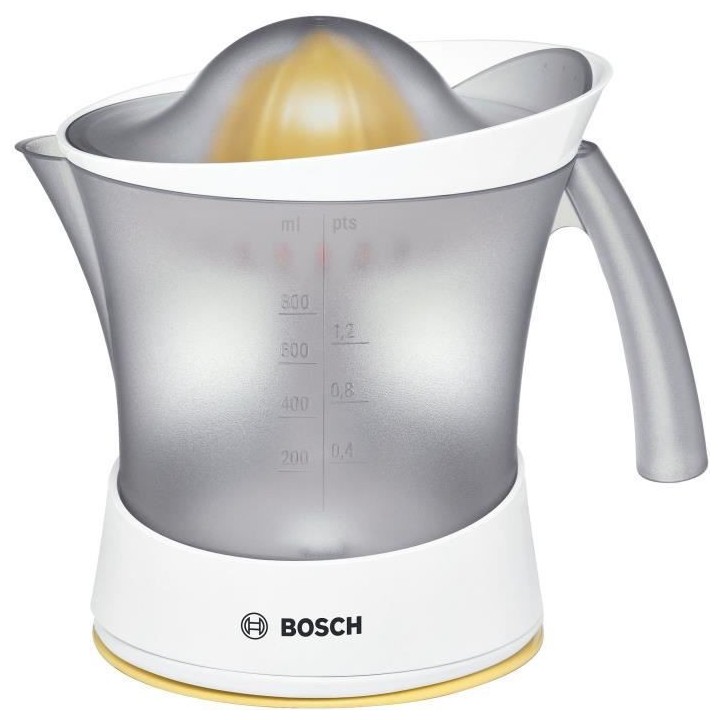 BOSCH - Presse agrumes - 25 W - capacité 0,8 L - réservoir transpare