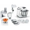 Kitchen machine Serie 2 BOSCH - Robot de cuisine - 700W - 4 vitesses + turbo - Bol mélangeur inox 3,8 L - Blender 1,25 L - Blan