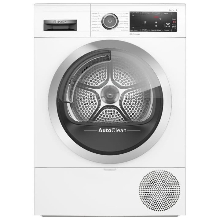 Seche-linge pompe a chaleur BOSCH WTX87K90FR SERIE 8 - 9 kg - Autoclea