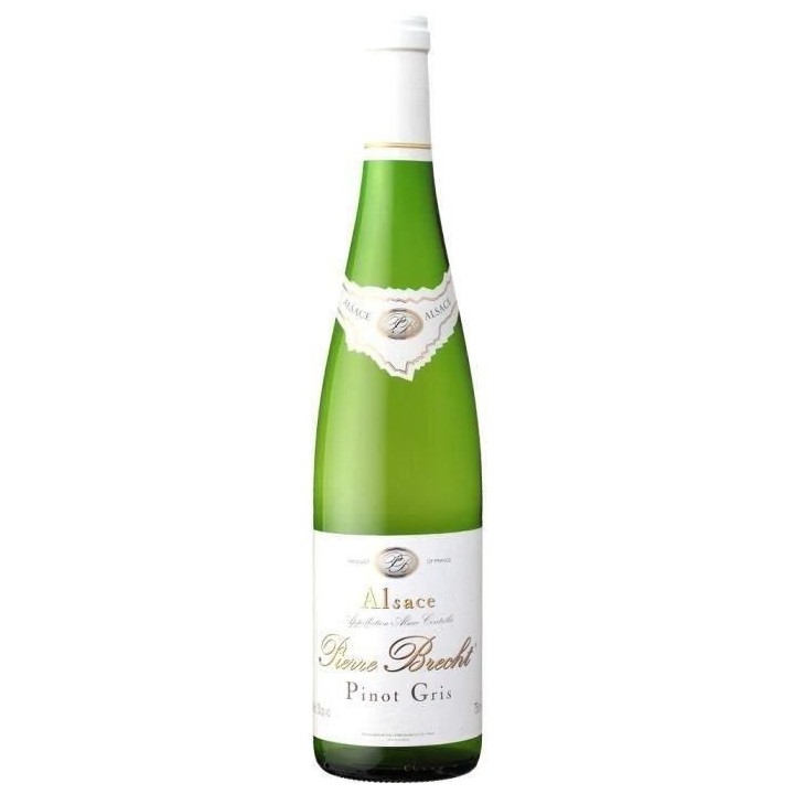 Pierre Brecht Pinot Gris Réserve - Vin blanc d'Alsace