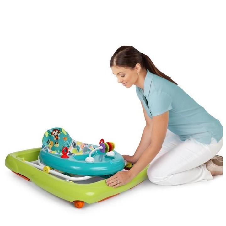 BRIGHT STARTS Trotteur Giggling Safari